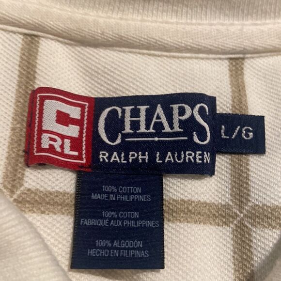 Chaps Ralph Lauren size large shirt sleeved collared shirt great condition - Picture 2 of 2